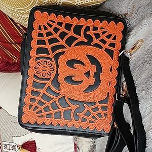 New backstitch bruja pumpkin backpack bag